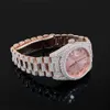 2023 Luxury customized automatic VVS D Moissanite watch womens sparkling with diamond