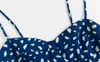 Camis Bazaleas Fashion Adjust Spaghetti Straps Women Camis Slim Women Tank Top Vintage Navy Leopard Print Top
