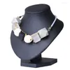 Pendentif Colliers Femmes Collier Pendentifs Bois Perles Géométriques Pour Bijoux Déclaration Corde Colorée Chaîne Anniversaire