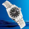 Najlepsze marka luksusowe kobiety zegarki Kryształowa Diamond Panie zegarek z krysztonowym zegarek ze stali nierdzewnej Wodoodporne AAA Automatyczne mechaniczne zegarki męskie