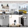 Caméra WiFi 4MP 1080P avec double écran, moniteur pour bébé, Protection de sécurité domestique intelligente, Mini caméra de Surveillance CCTV intérieure ICsee