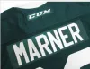 Maillots Hockey Personnalisé OHL London Knights CCM Premer 7185 93 Mitch Marner Jersey Mitch Marner Broderie S Hockey Jersey Vert Noir 100% Sti ti