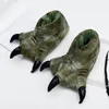 Slipare Animal Cartoon Monster Foot Slippers For Winter Dinosaur Claw Plush Halloween Gift Warm Cartoon Slippers Christmas Present