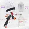 Spray Guns HVLP Manual Gun 1.M 600cc Cup Original med tillbehör 210719 Drop Delivery Home Garden Tools Dhnmx