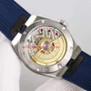 Самые продаваемые новейшие мужские наручные часы 3 стиля 4500V/110A-483 с сапфировым стеклом и автоматической датой, 41 мм, калибр CaL. 5100 Механизм позади Прозрачный резиновый ремешок Автоматические мужские часы