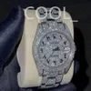 luxe moissanite diamanten horloge iced out designer heren voor heren horloges hoge kwaliteit montre automatisch uurwerk Orologio. Montre de luxe i17