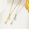 T GG 18k Gold Designer jewelry Designer Gourd Necklaces womens silver Pendant Necklace Luxury jewelry on the neck gift for girlfriend accessories wholesale