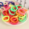 Saç Aksesuarları 50-200 PCS Renkler Yüksek Elastik Bantlar Kadın Kızlar Siyah Saç Bandı Kauçuk Bağlar At kuyruğu Tutucu Scrunchies Başlık Head Gare