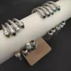 Tjocklek 5mm avancerad kvalitet Dy Open Cuff Armband Designer Kabelklassiker Armband i sterlingsilver med Amethyst och Pave Diamonds på Ahee Jewelers