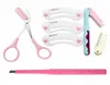 Ensemble d'outils cosmétiques 4 en 1 pour sourcils, rasage, tondeuse, pochoirs de dessin, Kit d'outils de maquillage pour les yeux, pour femmes, 4351087