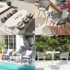 Camp Furniture Outdoor Rattan Chair Nordic Leisure Courtyard Table And Combination El Homestay Garden Waterproof