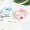 Hair Accessories Cartoon Strawberry Rope Hairband For Women Girl High Elastic Tie Headwear Fashion Versatile