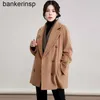 Manteau en laine Maxmaras Arona Top qualité NZ Hepburn classique petit gars guinée Double boutonnage cachemire femme court 801