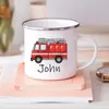 Tassen, personalisierte Tasse für Kinder, heiße Schokolade, individuelles Auto mit Namen, Tasse für Jungen, Kinderbecher mit Henkel, Geburtstagsparty, Gastgeschenke, Kindergeschenk, YQ240109