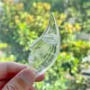 Natural Crystal Moon Shaped Statue Diy Making Necklace Reiki Healing Gemstone Hand Polished Craft GiftPendan Crystal Carving