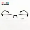 Lunettes cadre haute élasticité TR90 Temple Design lunettes hommes simples demi-monture lunettes mode lunettes 736 240109