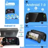 Przenośni gracze Powkiddy Nowy produkt x17 Android Handheld 7-calowy duża konsola PSP DC/ONS/NGPMD ARCADE H220426 DOSTAWY OT6TX