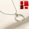 Ontwerper Liefde Ketting Luxe Merk Lange Ketting Dames 18K Verguld Cadeau Charmante Ketting Hoge Kwaliteit Liefde Sieraden Boetiekdoosverpakking 40+5cm