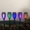 6Pcs Solar Flame Torch Lights Flickering Light Waterproof Garden Decoration Outdoor Lawn Path Yard Patio Floor Lamps