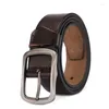 Belts Extra Long 140cm 150cm Big And Tall Mens Luxury Cow Genuine Leather Belt Men Retro Pin Buckle Large Size Waist Strap G693