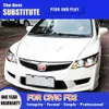 المصباح الأمامي لملحقات السيارات لـ Honda Civic FD2 LED المصباح الأمامي 12-15 مؤشر إشارة الدوار DRL ضوء النهار