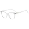 Sonnenbrille Einfache Mode Anti Blaues Licht Gläser Farbverlauf Retro Plain Brillen Rahmen Klar Computer Brille Gafas Mujer