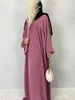 Vêtements ethniques Ramadan Jilbab pour femmes voilées Prière musulmane Abaya avec écharpe attachée Dubaï Turc Hijab Robe Islamique Vêtements modestes