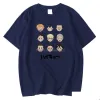 5A T-shirts Hommes Col Rond Homme Tee Shirt À Manches Courtes Confortable T Japon Haikyuu Imprimer Vêtements Mode Chemises Respirantes Mâle Y0809 Dhggs S