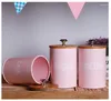 Storage Bottles Tanks Steel Kitchen Utensils Multifunction Color Tea Coffee Sugar Square Box Case Househould Mason Candle Jars With Lid