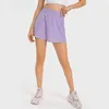 AL Yoga Match Point Tênis Antirreflexo Mini Saia Varsity Secagem Rápida Shorts esportivos respiráveis Calça de moletom para corrida de fim de semana embutida com bolso