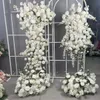 no stand )Floral Flower Backdrop for Photography Baby Shower Bridal Wedding Birthday Party Decor Photo Background Mariage Ceremony Props