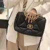 El çantası C omuz çantaları tote çanta tasarımcısı çanta zinciri crossbody el çantası klasik cc 19 flep çanta lüks lamskin deri zarf yüksek kaliteli debriyaj cüzdanı G 3iep