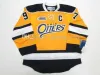 Personalizado Erie Otters Hóquei no Gelo 97 Connor Mcdavid 9 Ryan Oreilly Costurado 19 Dylan Strome Qualquer Número Nome Marinho Amarelo Branco OHL Jerseys S-4Xl 45