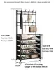 Shoe and hat rack simple doorstep multifunctional household shoe multilayer dustproof dormitory coat 240109