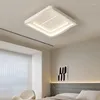 Plafoniere Minimalismo nordico Lampada a LED Ventilatori moderni senza lama con telecomando Apparecchi per interni camera da letto soggiorno