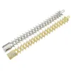 17 mm Bagieette Diamond Bransoletka Kubańska Luksusowa klasyczna klasyka VVS Moissanite Diamond Tennis Cuban Link Bracelets For Woman