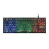 Tangentbord K87 Mekaniskt Gamer Keyboard 87 Keys USB Wired Gaming PC Keyboard RGB LED Seven-Color Backlight för Mac OS 10.2 Win XP/7/8/10L240105