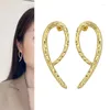 Boucles d'oreilles en forme de C, simples, magnifiquement conçues pour les femmes, joli cadeau de noël, bijoux féminins, breloques