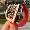 Richasmiers Watch YS Top Clone Factory Watch Carbon Fiber Automatic Ceramic Clone Watch Mens Series Fashion Mens RM50-04I0KR