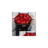 Decoratieve bloemenkransen Roosboeket Verjaardagscadeau voor vriendin en simulatie van nepzeepkist Valentijnsdag T200903 Dh3Tb