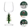 Wine Glasses Goblet Tree Champagne Christmas Cup Cocktail Crystal Goblets Martini Drink Red Cups Shaped Vintage Coupe Flute Beverage