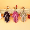 Porte-clés Fatima main paume cristal voiture pendentif frange sac pour femme porte-clés personnalité créative beau cadeau