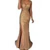 Robes décontractées 2024 Robe longue Cintre Col V Sexy Élégant Split Gold Femmes Mariage Longueur de plancher Femmes Vêtements