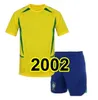 Brésil maillots de football rétro Ronaldo 94 98 00 02 04 06 Ronaldinho KAKA R. CARLOS camisa de futebol Brésil maillot de football RIVALDO classique vintage Jersey 2024 VINI JR enfants