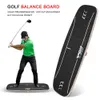 Golfleer-/trainingshulpmiddel Verhoog de swingsnelheid Golfbalansplaat Antislip Golf Swing Balance Board met geluidspromptfunctie 240108