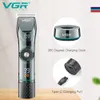 Trimmer Base Professional Hair Clipp Man Suit Trimmer Beard LCD bezprzewodowe fryzury ładowania hine do brody VGR marka V256 CARE CARE