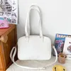 Japanese Kawaii Shoulder Bag for Women PU Leather Itabag Transparent JK Tote Handbags Preppy Ita Crossbody 240108