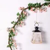 Decorative Flowers 69Heads Artificial Rose Vines Silk Flower Fake Wreath Garland Decor Home Garden Christmas Wedding Decoration