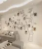 Stickers Tree Po Frame Sticker DIY Mirror Decal Home Decoration Living Room Bedroom Poster TV Background Wall Decor 2103109497111