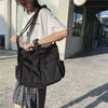 Axelväskor Kvinnors skola messenger väskor för kvinnor axel damer designer handväska fast stor kapacitet canvas axel kvinnlig bagscatlin_fashion_bags